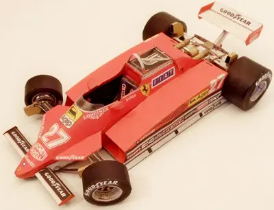 [ABC 1992-08] Ferrari 126 C2-52纸模网 - 海量纸模型图纸下载