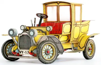 [ABC 1992-09] Packard Landaulet 1912-52纸模网 - 海量纸模型图纸下载