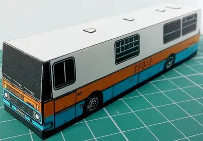 [ABC 1992-09] Post Bus Karosa C734 Spoje-52纸模网 - 海量纸模型图纸下载