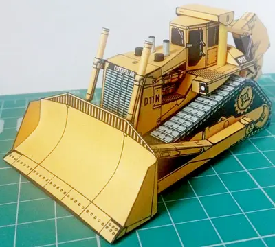 [ABC 1992-10] Caterpillar D11N-52纸模网 - 海量纸模型图纸下载