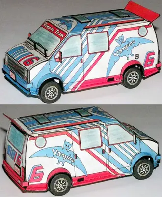 [ABC 1992-15] GMC Vandura-52纸模网 - 海量纸模型图纸下载