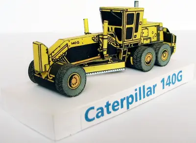 [ABC 1992-20] Motor Grader Caterpillar 140G-52纸模网 - 海量纸模型图纸下载