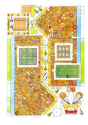 [ABC 1992-24] Gingerbread Cottage-52纸模网 - 海量纸模型图纸下载