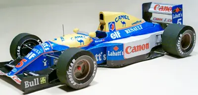 [ABC 1993-04] Williams FW14B-52纸模网 - 海量纸模型图纸下载