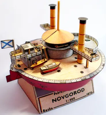 [ABC 1993-06] Coastal Battleship Novgorod-52纸模网 - 海量纸模型图纸下载