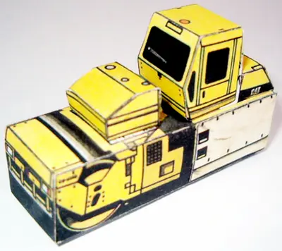 [ABC 1993-07] Caterpillar B-525B-52纸模网 - 海量纸模型图纸下载