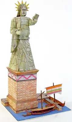 [ABC 1993-07] Wonder of the World - Colossus of Rhodes-52纸模网 - 海量纸模型图纸下载