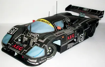[ABC 1993-10] Sauber Mercedes C9 1988-52纸模网 - 海量纸模型图纸下载