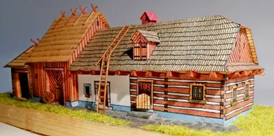 [ABC 1993-15] Crofter's Farmstead from Litomysl-52纸模网 - 海量纸模型图纸下载