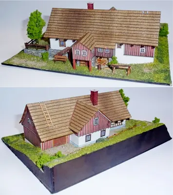 [ABC 1993-17] Cottage from the Jizera Mountains-52纸模网 - 海量纸模型图纸下载