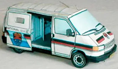 [ABC 1993-17] VW Wendler Security Car-52纸模网 - 海量纸模型图纸下载