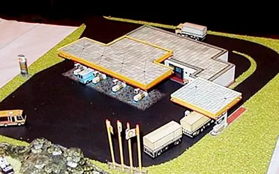 [ABC 1993-19] Shell Filling Station-52纸模网 - 海量纸模型图纸下载