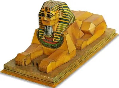 [ABC 1993-20] Wonder of the World - Pyramids and Sphinx-52纸模网 - 海量纸模型图纸下载