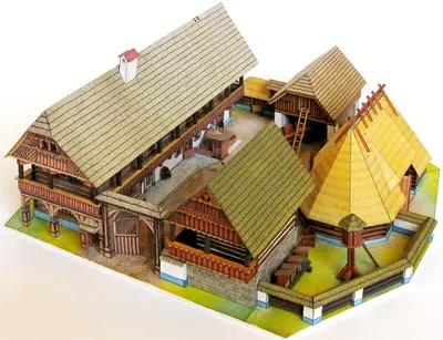 [ABC 1993-22,24] North Bohemian Open-Air Museum-52纸模网 - 海量纸模型图纸下载