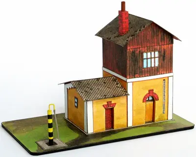 [ABC 1994-03] Water Tank from Nejdky-52纸模网 - 海量纸模型图纸下载