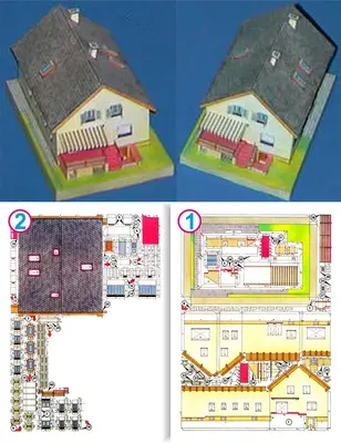 [ABC 1994-08] Family (Rented) Villa-52纸模网 - 海量纸模型图纸下载