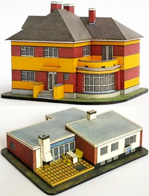 [ABC 1994-10-11] Houses for a Model Railway-52纸模网 - 海量纸模型图纸下载