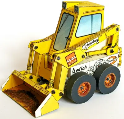 [ABC 1994-12] Construction Machine Jobdog DG 202-52纸模网 - 海量纸模型图纸下载