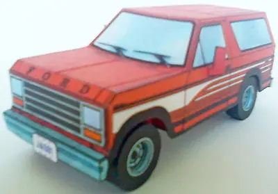 [ABC 1994-14] Ford Bronco 4x4-52纸模网 - 海量纸模型图纸下载