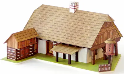 [ABC 1994-17] Folk Buildings of the Elbe Lowlands-52纸模网 - 海量纸模型图纸下载