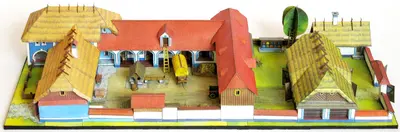 [ABC 1995-01-04] Farmstead from the Hana Region-52纸模网 - 海量纸模型图纸下载