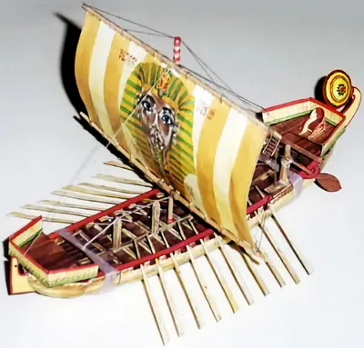 [ABC 1995-07] Ancient Egyptian Boat-52纸模网 - 海量纸模型图纸下载
