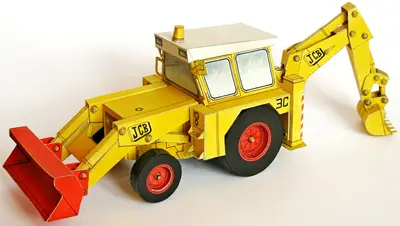[ABC 1995-09] Universal Construction Machine JCB 3C-52纸模网 - 海量纸模型图纸下载