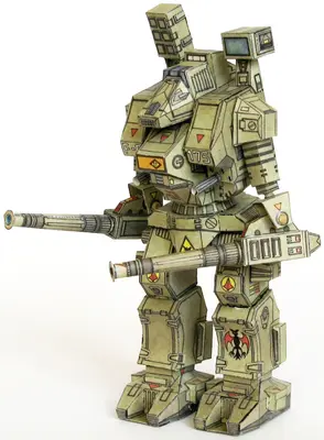 [ABC 1995-11] BattleTech Robot VHM-6R-52纸模网 - 海量纸模型图纸下载