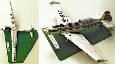 [ABC 1995-12] L-13 Blanik and Z-326M Trener-52纸模网 - 海量纸模型图纸下载
