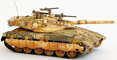 [ABC 1995-13-15] Israeli Tank Merkava II-52纸模网 - 海量纸模型图纸下载