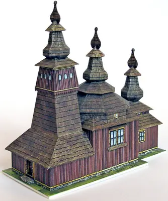 [ABC 1995-17] Little Church from Ladomirova-52纸模网 - 海量纸模型图纸下载