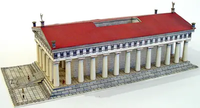 [ABC 1995-23-24] Wonder of the World - Temple of Zeus at Olympia-52纸模网 - 海量纸模型图纸下载