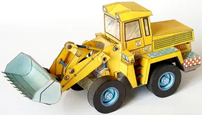 [ABC 1996-10-11] UNC-151 Construction Vehicle-52纸模网 - 海量纸模型图纸下载