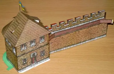 [ABC 1996-14] MPR.1 - Bastion No.4 and Connecting Wall, House No.10-52纸模网 - 海量纸模型图纸下载