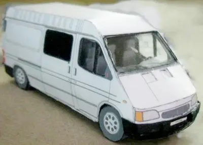 [ABC 1996-17] Ford Transit Van-52纸模网 - 海量纸模型图纸下载