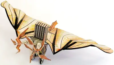 [ABC 1996-20] Eole III Flying Machine-52纸模网 - 海量纸模型图纸下载