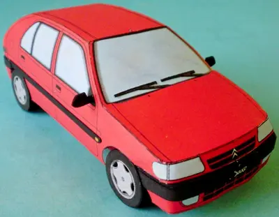 [ABC 1996-21] Citroen Saxo-52纸模网 - 海量纸模型图纸下载