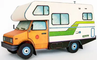 [ABC 1996-22] Bedford Caravan-52纸模网 - 海量纸模型图纸下载