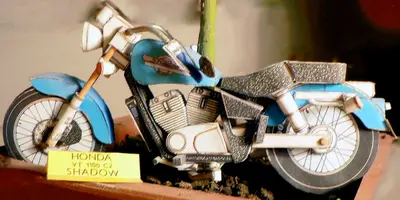 [ABC 1996-25] Honda VT 1100C2 Shadow Motorcycle-52纸模网 - 海量纸模型图纸下载