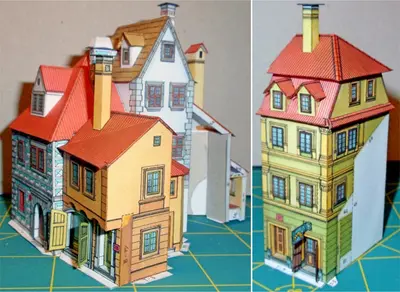 [ABC 1997-03] MPR.2 - Houses No.29, 27, 30, 31, 28-52纸模网 - 海量纸模型图纸下载