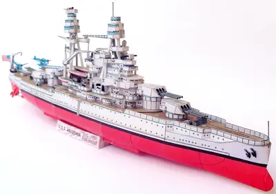 [ABC 1997-05-10] Battleship USS Arizona-52纸模网 - 海量纸模型图纸下载