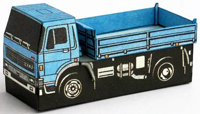 [ABC 1997-06] Liaz 151.261 Tipper Truck-52纸模网 - 海量纸模型图纸下载