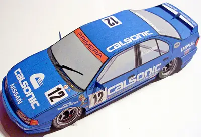 [ABC 1997-14] Calsonic Nissan Primera-52纸模网 - 海量纸模型图纸下载