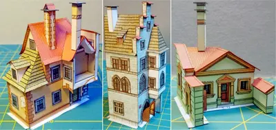 [ABC 1997-17] MPR.2 - Set E of the Southern Block - Houses No.46, 47, 48-52纸模网 - 海量纸模型图纸下载
