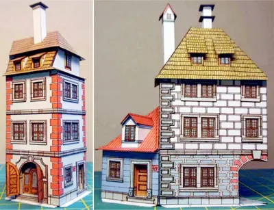 [ABC 1997-20] MPR.2 - Set G of the Town Hall Block - Houses No.49, 51-52纸模网 - 海量纸模型图纸下载