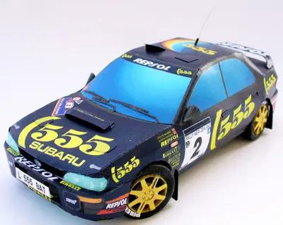 [ABC 1997-22] Subaru Impreza WRX-52纸模网 - 海量纸模型图纸下载