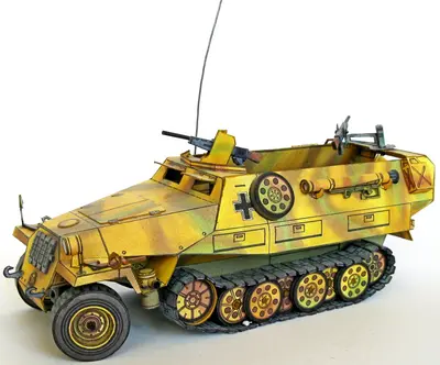 [ABC 1997-23-24] German Half-Track Sd.Kfz. 251-52纸模网 - 海量纸模型图纸下载
