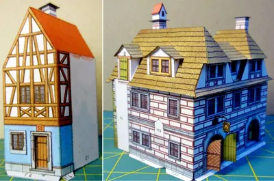 [ABC 1998-02] MPR.2 - Set K - Houses No.55, 56-52纸模网 - 海量纸模型图纸下载