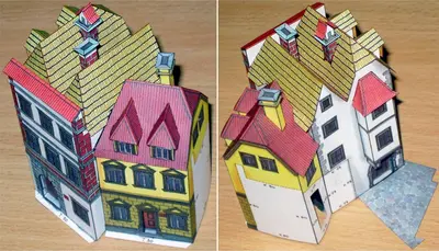 [ABC 1998-06] MPR.2 - Set L - Houses No.59, 60-52纸模网 - 海量纸模型图纸下载
