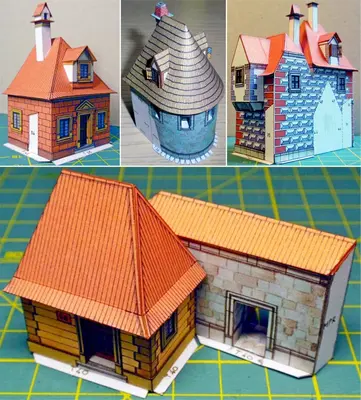 [ABC 1999-01] MPR.2 - Set P - Houses No.66, 67 and Bastion No.4-52纸模网 - 海量纸模型图纸下载